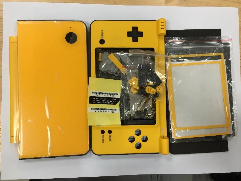 

Yellow RED mari blue green black white Full housing shell case for DS IXL DS ILL main case game consoles