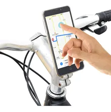 Gub cnc de alta calidad universal para bicicleta bicicleta sostenedor del teléfono del soporte soporte de montaje de 50mm-100mm ancho para teléfono celular gps