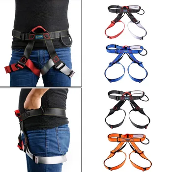 

Outdoor Rock Climbing Rappelling Tool Harness Seat Belts Sitting Safety With Bag