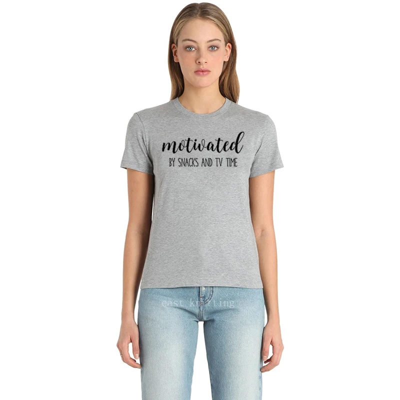 

WT0154 New Design Women Summer Casual Letters T shirt Funny Motivational Print Tee Shirt