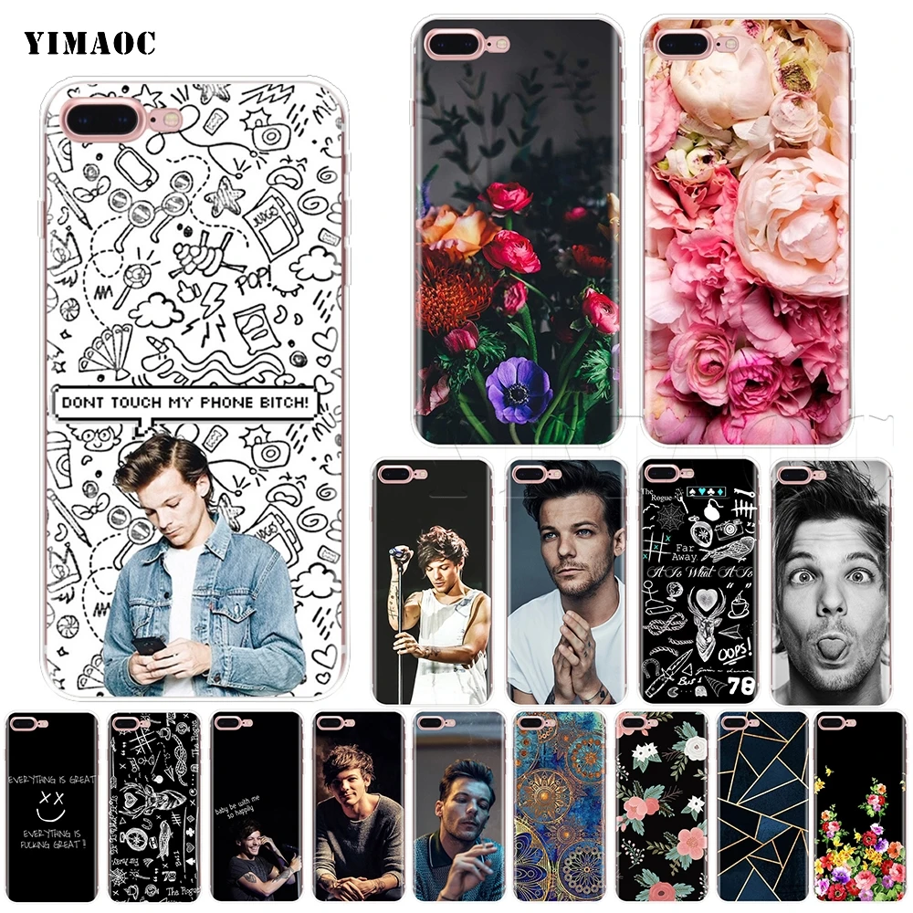YIMAOC Louis Tomlinson Soft Silicone Case for iPhone 5 5s SE 6 6s 7 8 Plus X