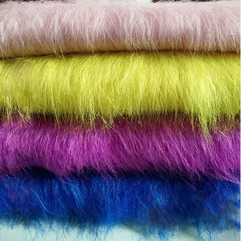 

Factory hot-selling flame-retardant water-down velvet plush Haipai artificial fur clothing fabric can be tested