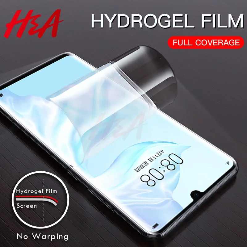 

H&A 15D Screen Protector For Huawei P20 Lite P30 Pro P smart 2019 For Honor 10 9 Lite 8x Hydrogel Soft Film Not Glass