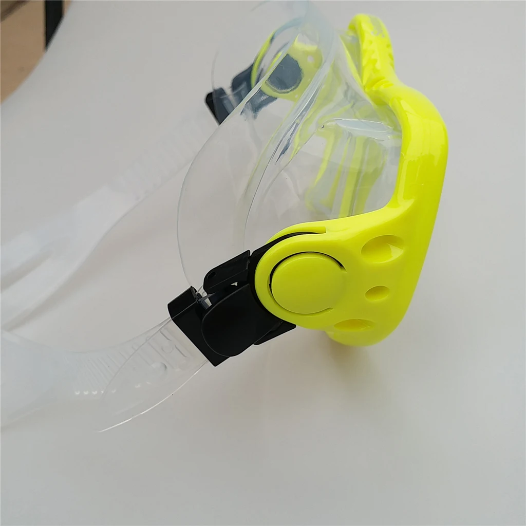 Professional Scuba Diving Mask Wear Resistant Underwater Swimming Snorkeling Spearfishing Glasses Adjustable Strap for Men Women