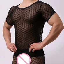 Сексуальная Сетчатая футболка для бега, мужские спортивные топы, прозрачные сетчатые футболки с коротким рукавом, для спортзала, бодибилдинга, дышащая майка для тренировок