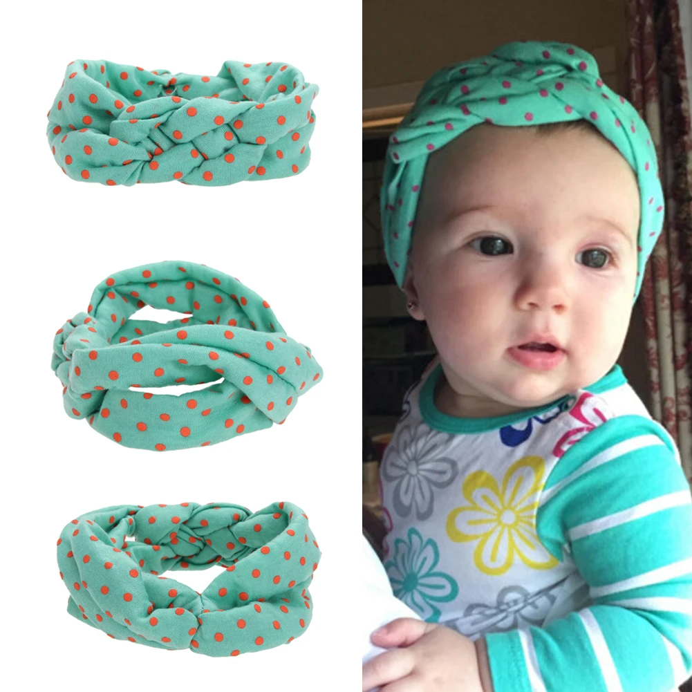 Buy Fashion Twisted Design Baby Girls Headband Soft Cotton Hair Decoration Band