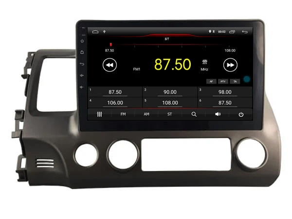 Top Elanmey top equipped 8 cores+4GB ram+64G rom android 8.1 car radio for HONDA Civic 2011 stereo WIFI Gps navigation multimedia 3