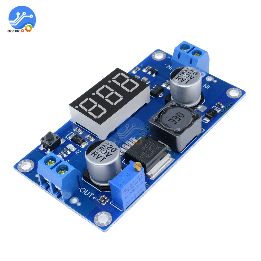 XL6009 DC шаг повышающий Зарядное устройство Модуль 4 5 32V постоянного тока до 35V