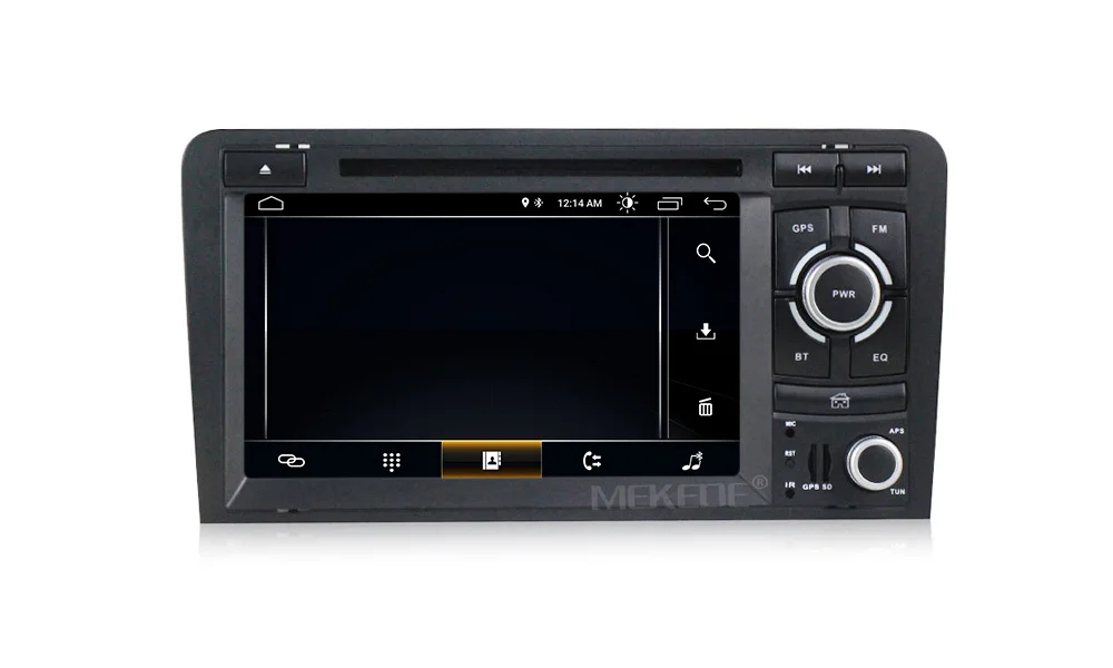 Clearance 1024X600 Android 8.1 2 din car dvd gps navigation for Audi A3 S3 2003-2013 car radio multimedia aoturadio player touch screen 14