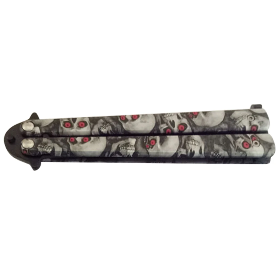 Красочный тренировочный нож бабочка из нержавеющей стали Balisong складной тусклый
