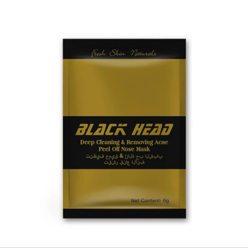 

10pcs 24K Gold Facial Treatment Gold Pore Removal Deep Cleansing Purifying Peel-off Oil Control Mask