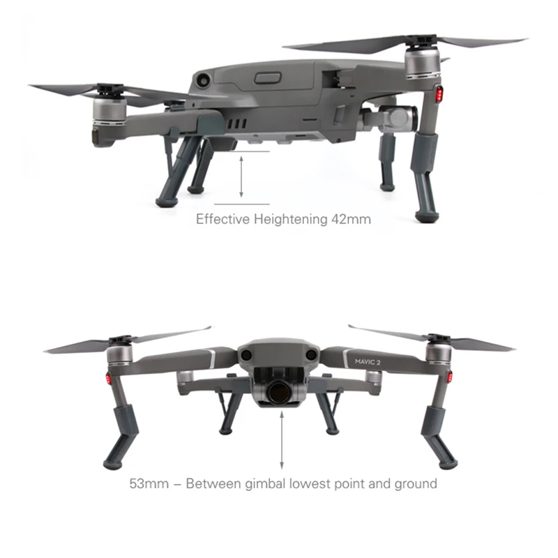 Drone Extended Landing Gear Leg Support Protector Extension Replacement Fit For Dji Mavic 2 pro  zoom  drone accessories 1 (7)