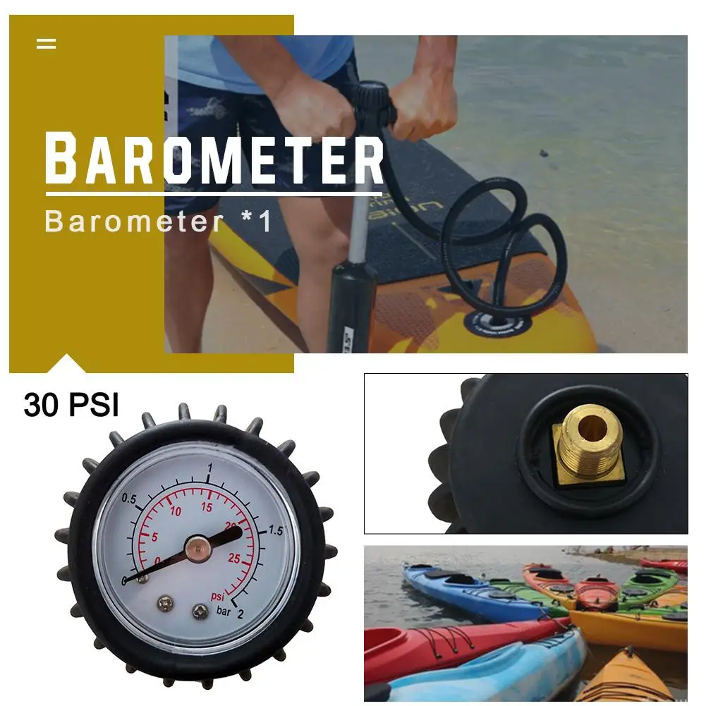 Buy 30PSI Pressure Gauge Air Thermometer For