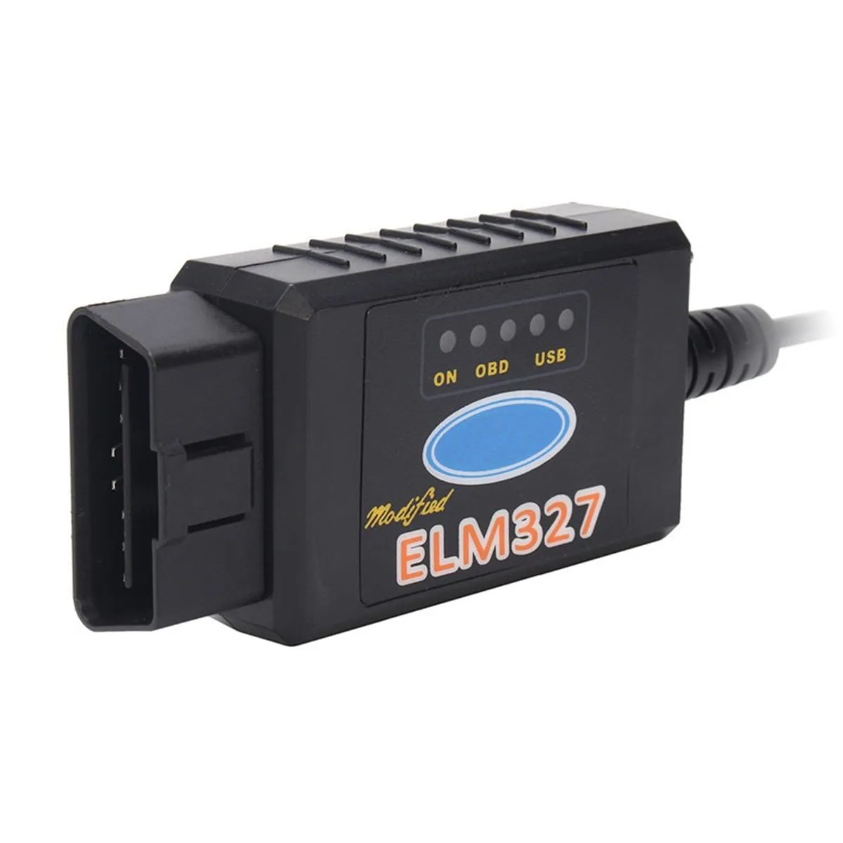1 шт. черный USB модифицированный ELM327 сканер инструмент и компакт дисков для Ford MS CAN