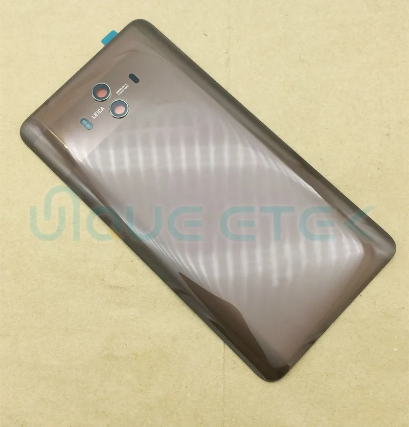 Задняя крышка батарейного отсека для Huawei Mate 10 mate10 Pro стеклянная + Замена объектива