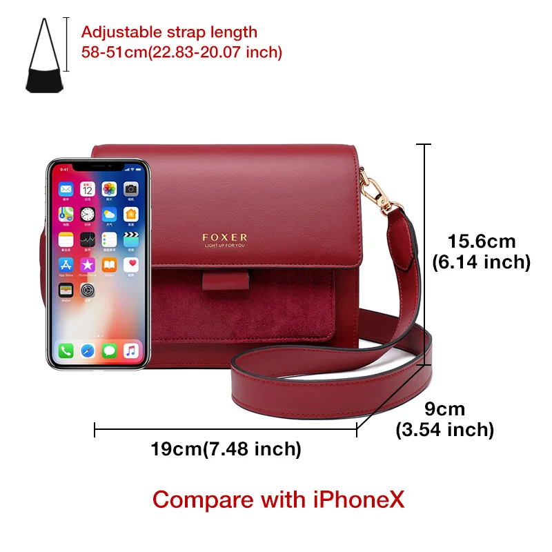 Messager À Foxer 954011f1c Femmes Jour De Femelle Présent Dame Sac Sangle Bandoulière Cadeau Valentine Sacs Rabat Femme qqACwpPEH