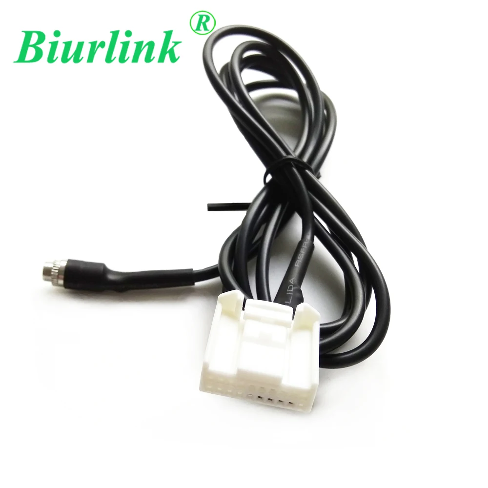 Biurlink 3.5mm Jack Aux In Audio MP3 Input Cable Adapter for Toyota