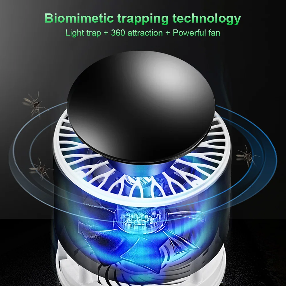 CHIZAO Mosquito killer USB electric mosquito killer Lamp Photocatalysis mute Light LED bug zapper i - 33049510349