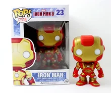 Funko POP Marvel Iron man 3 Iron Patriot Red Vinyl Toy Figure Kids Boys Girls Christmas