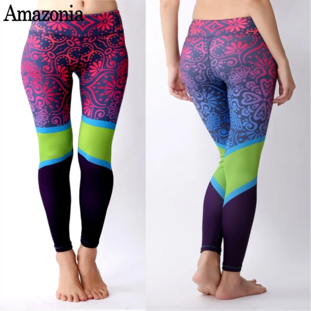 

KEERMIOL Hot New Women Yoga Pants 3D Printed Leggings Stretched Fitness Workout Running Tight Sport Trousers Female Gym Jogging