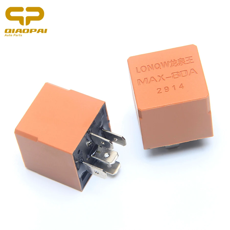 

Universal Automotive Voltage 12VDC/24VDC 80A Electrical Relay Contact Waterproof Car Relay 5 Pin For Golf MK2 Peugeot Boxer