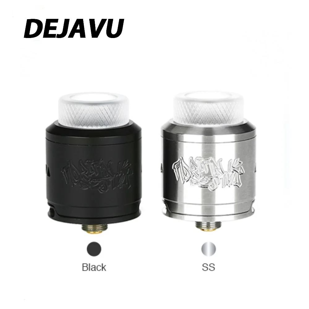 

Original Heavengifts DEJAVU RDA with easy dual coils building and a bottom & side airflow 25mm RDA Vape Tank E Cig Vs Drop RDA