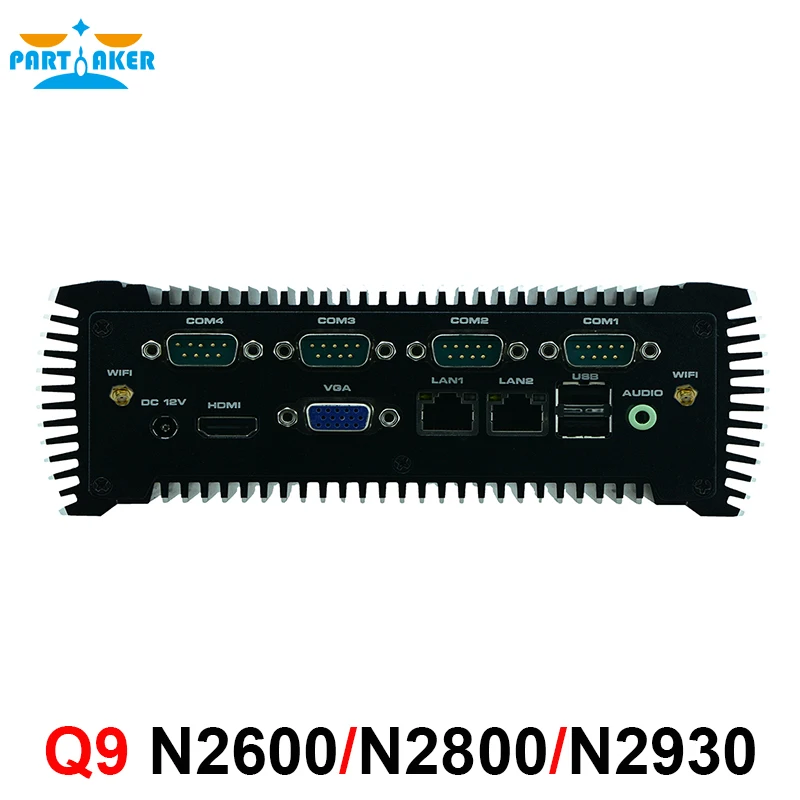 6 * COM промышленный мини ПК с Intel Atom N2600/Intel N2800 2 RTL8111E Gigabit Ethernet|industrial mini pc|mini pcmini pc com |