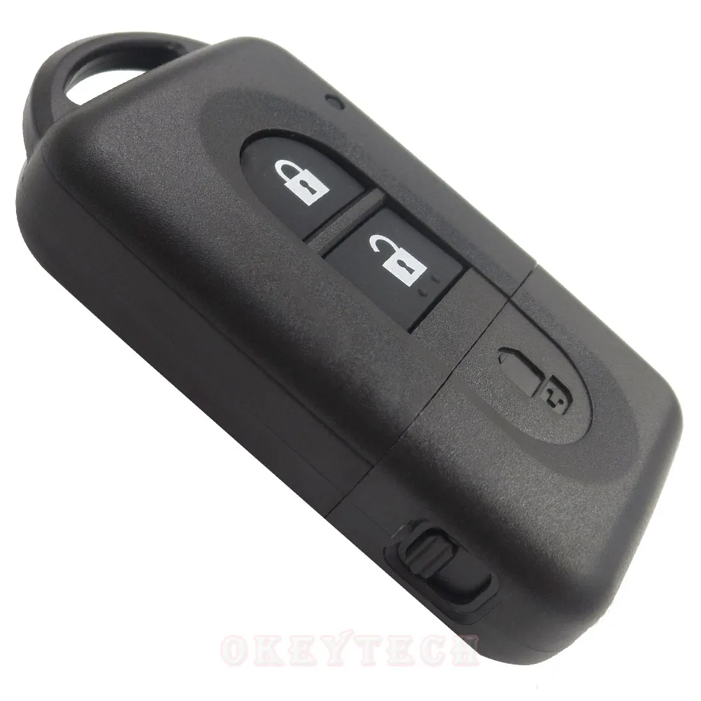 Корпус ключа дистанционного управления с 2 кнопками для Nissan Micra Xtrail Qashqai Juke Duke