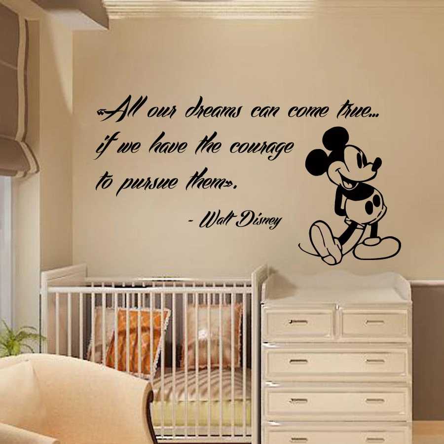 mickey nursery decor
