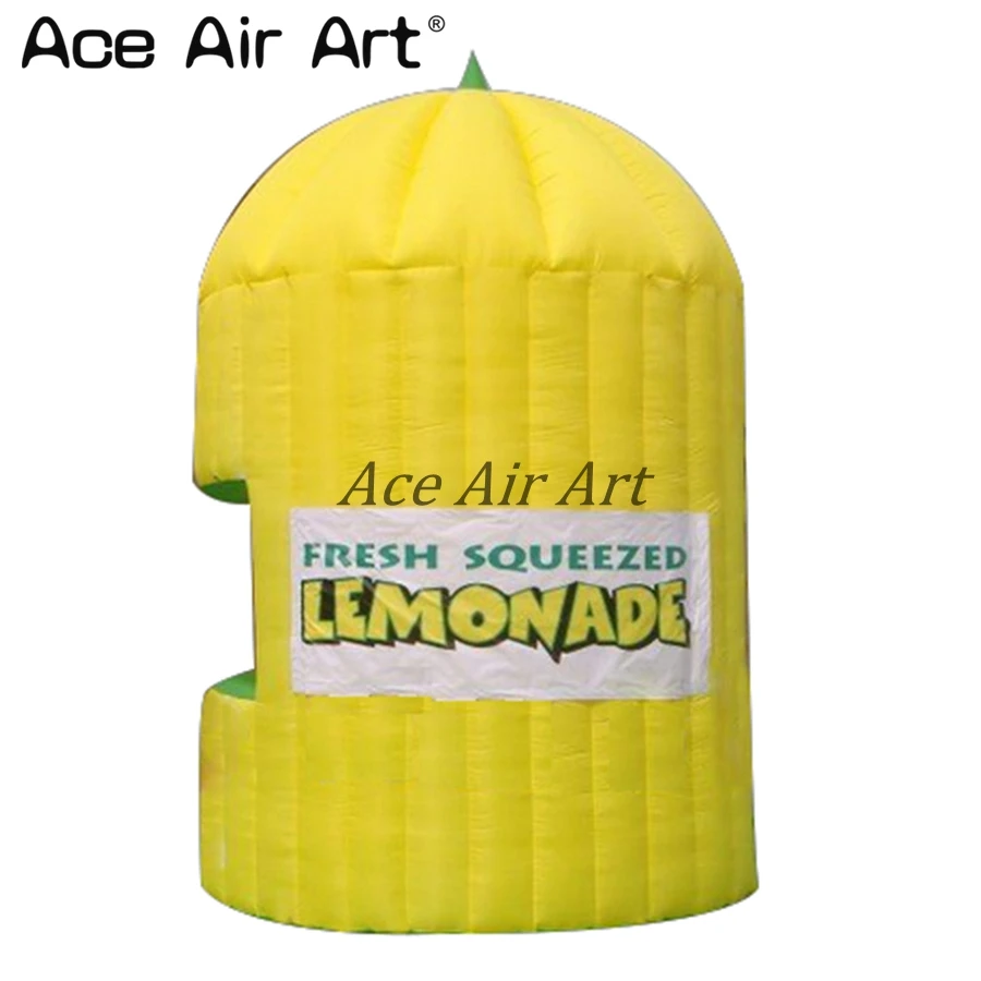 Hot sale inflatable lemonade booth drink bar inflatable concession booth for promotion or carnival