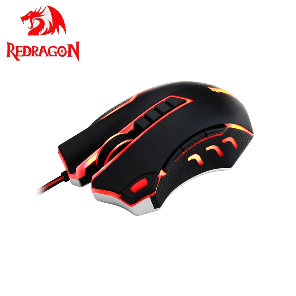 Redragon Wired Mouse 10 Buttons 4000DPI High Precision Gaming Mice