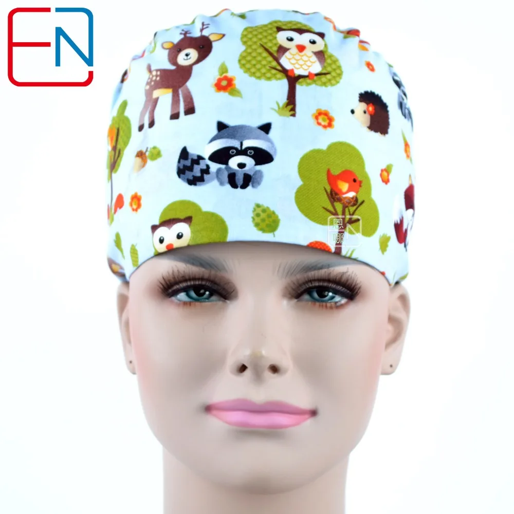 Hennar Scrub Cap Surgery Medical Surgical Skull Chemo Hat For Men And 