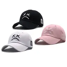 Бейсбольная кепка,, модный тренд, для мужчин и женщин, с выражениями лица, забавная мягкая верхняя Кепка, нейтральная, уличная, летняя, солнцезащитная Кепка