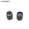 10pcs 15*17mm aluminum alloy potentiometer 15*17 knob rotation switch volume control knob black ► Photo 2/6