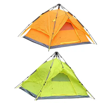 

Outdoor Camping Beach Tent Quick Automatic Open Tent Hiking Travel Waterproof Large 3 Person Family Tent 3 Season 210x210x150cm