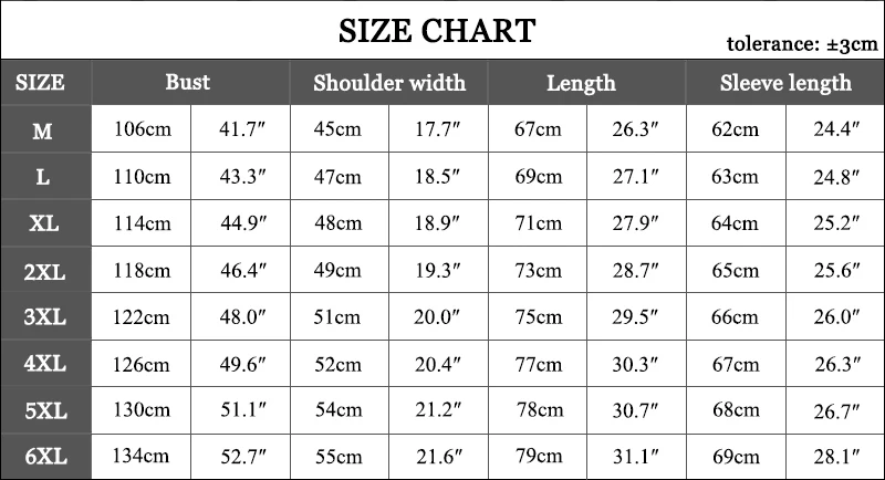 Size Table