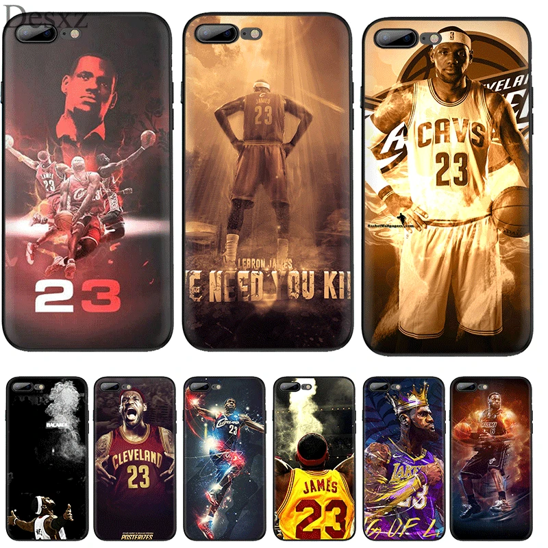 

Silicone Tpu Phone Case LeBron James for iPhone 11 Pro X XS Max XR iPhone 6 6s 7 8 Plus 5 5s SE Protection Cover