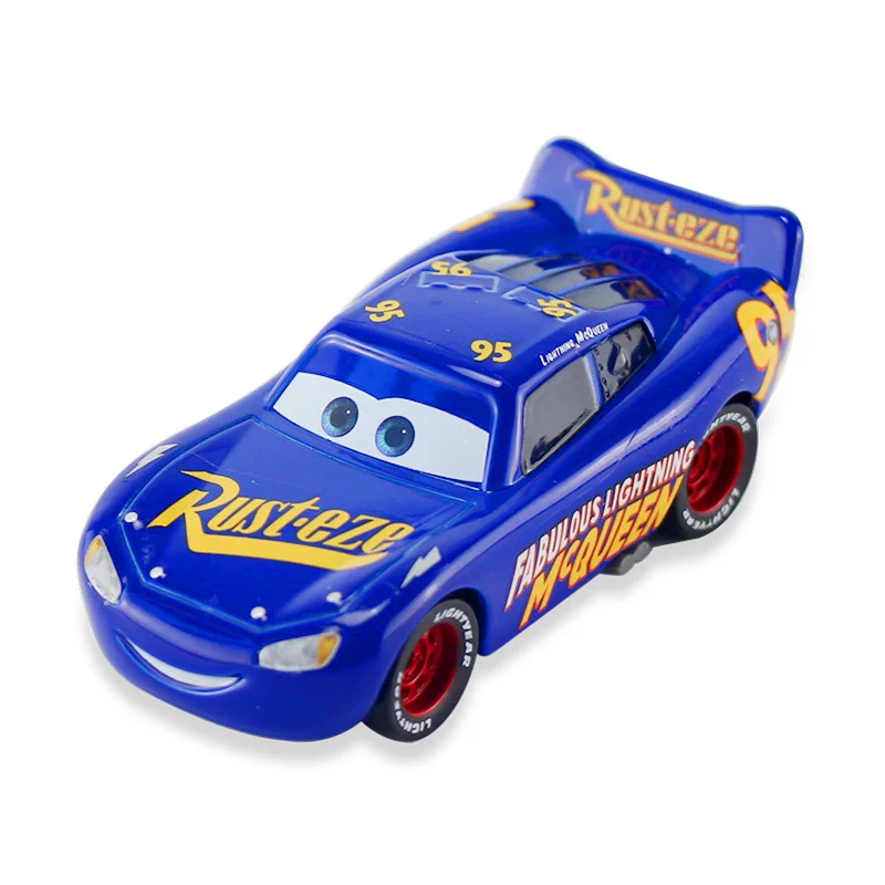 Disney Pixar Cars 3 новейшая мисс фриттер Молния Маккуин Джексон шторм Круз Рамирез металлическая модель подарок на день рождения игрушка для мальчика