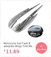 Motorcycle Chromed Fuel Tank Sticker Nameplate Decorative Medallion Decal For Suzuki Intruder