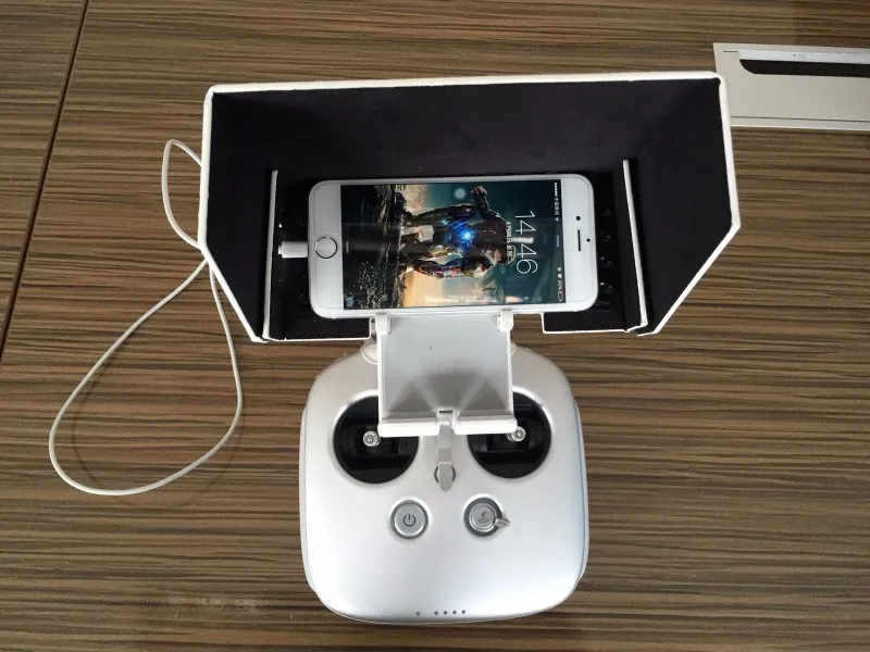 DJI Phantom 3 / 4 Inspire 1 Sunshade Phone Sun Hood For IPad Mini 2 3 IPad Air Air 2 IPhone 5 6 6Plus SAMSUNG Galaxy S5 S6 Note