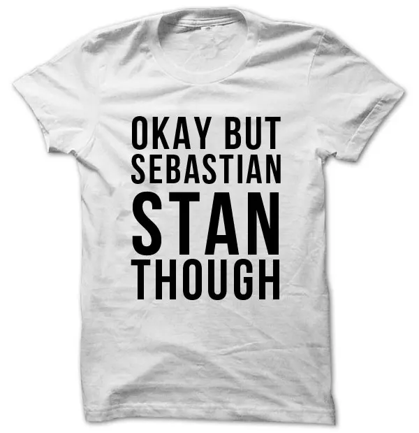 Футболка унисекс Ok but Sebastian Stan t1983. | Женская одежда
