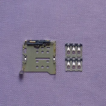 

50set New Sim Card Reader holder socket slot connector Iron cover+sim card reader contact For Xiaomi 4 M4 Mi4 Mi 4 cell phone