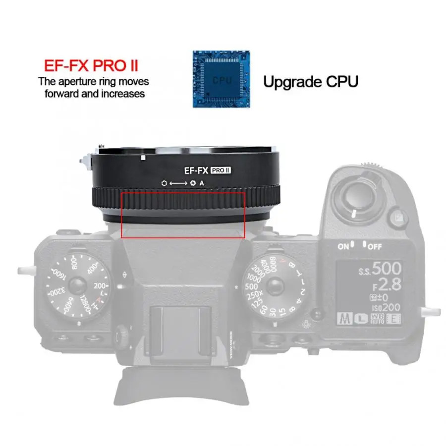 EF-FX2 Pro II адаптер для объектива с автофокусом для Canon EF/EF-S объектив для камеры Fuji Len аксессуары