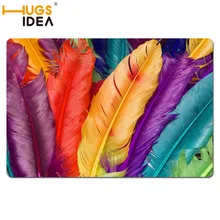 HUGSIDEA перо напольный коврик с принтом ванная комната кухонные ковры коврики для гостиной противоскользящие Tapete Добро пожаловать в отель дверные коврики