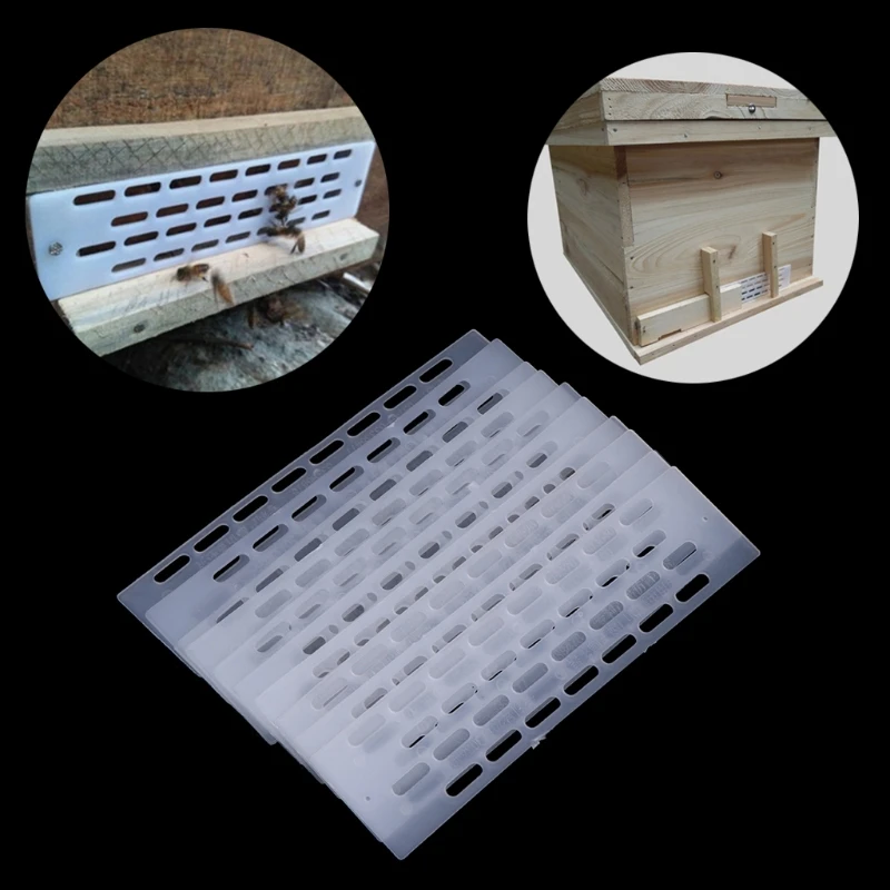 

10Pcs Beekeeping Tool Anti Escape Bees Queen Plastic Spacer Frame Hive Equipment
