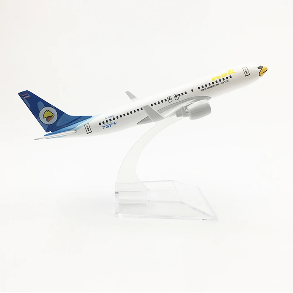 1/400 масштаб самолета Boeing 737 Таиланд Nok Air 16 см СПЛАВ самолет B737 детские игрушки Детский подарок для коллекции