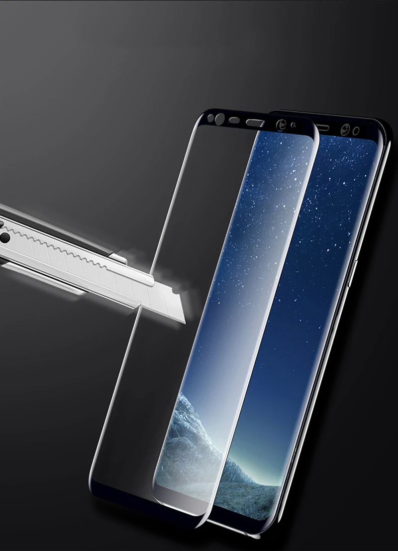 Suntaiho 3D изогнутое полное покрытие закаленное стекло для samsung Galaxy A6 Plus Защита экрана для Galaxy A8 S7edge S8 S9 Plus A5