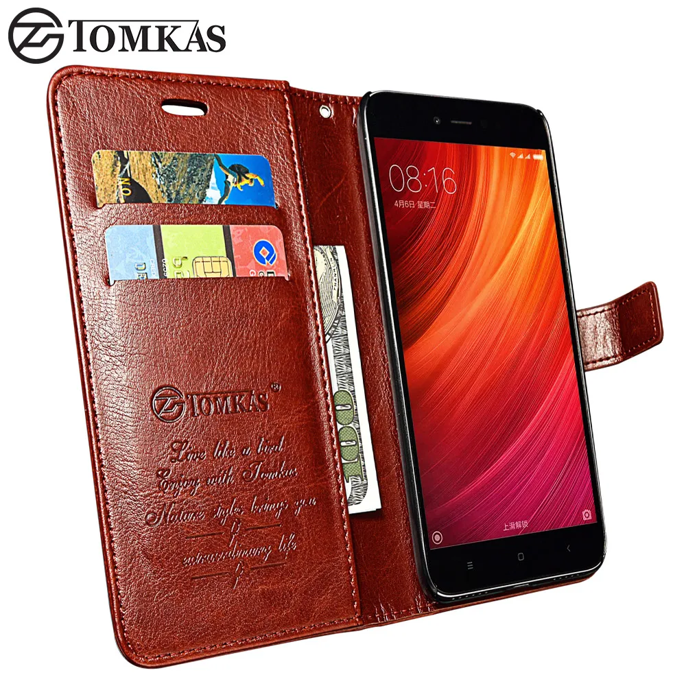 TOMKAS кошелек чехол для Xiaomi Redmi Примечание 5A 2G 16GB Чехол кожаный флип s Prime 3GB 32GB