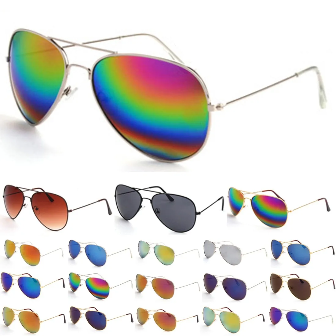 Buy Hot selling Sunglasses Reflective Glasses Color