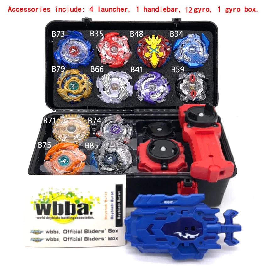 Toupie Beyblades Metal Fusion Beyblades Set Storage Box Top Beyblade burst bey 4D With Launcher Beyblade Toys For Children Boy A